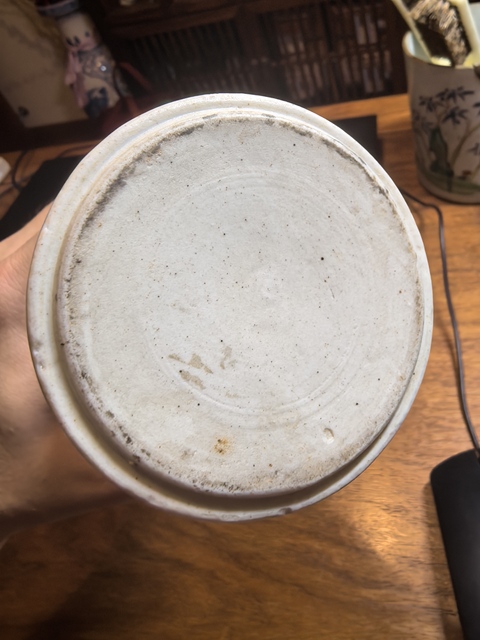 古玩陶瓷青花花觚真品鑒賞圖