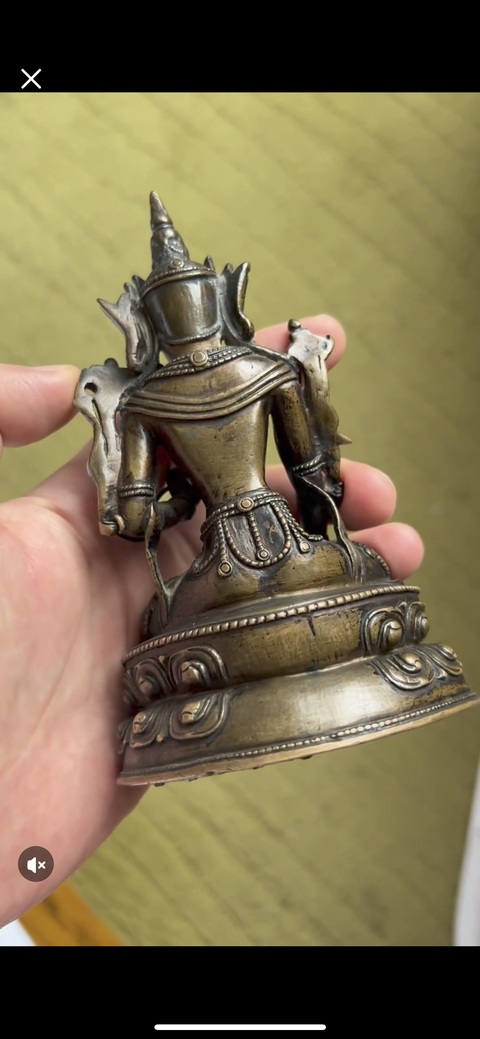 古玩銅器度母真品鑒賞圖