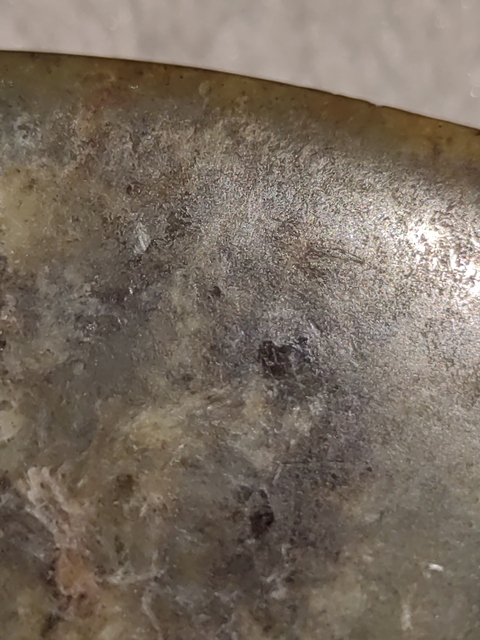 古玩玉器素紋玉璜真品鑒賞圖