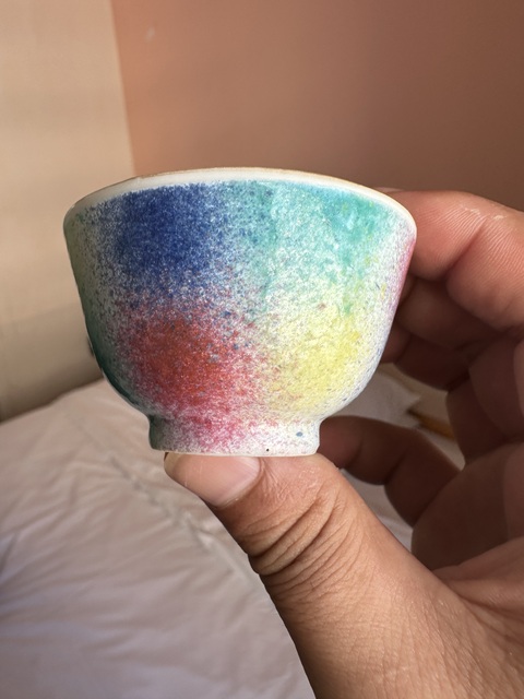 古玩陶瓷桃花洞茶杯真品鑒賞圖