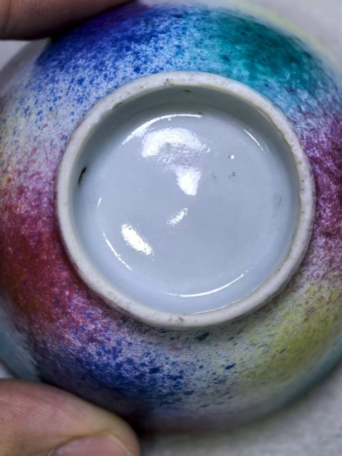 古玩陶瓷桃花洞茶杯真品鑒賞圖