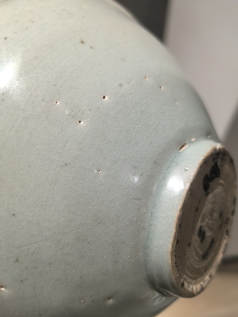 古玩陶瓷刻花蓖紋魚紋碗真品鑒賞圖