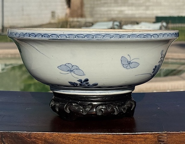 古玩陶瓷青花捧盒真品鑒賞圖