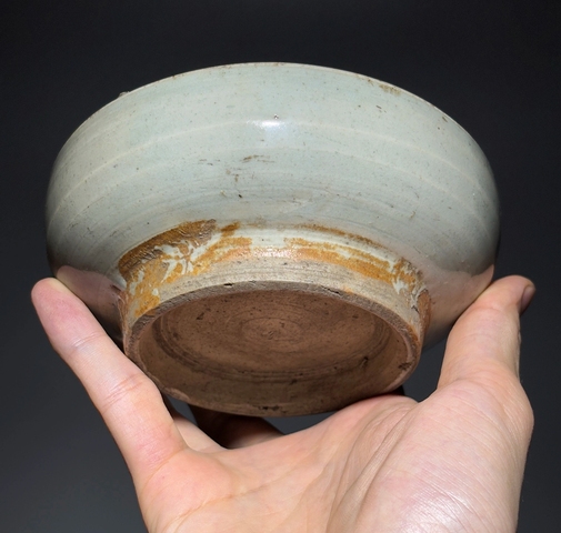 古玩陶瓷龍泉青瓷水洗真品鑒賞圖