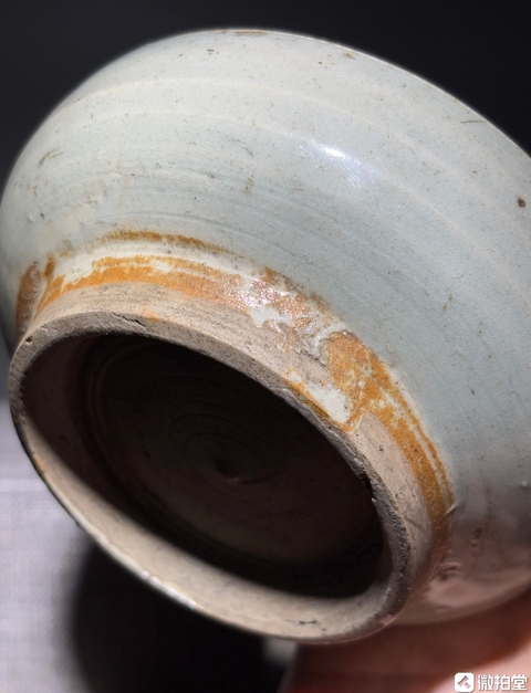 古玩陶瓷龍泉青瓷水洗真品鑒賞圖