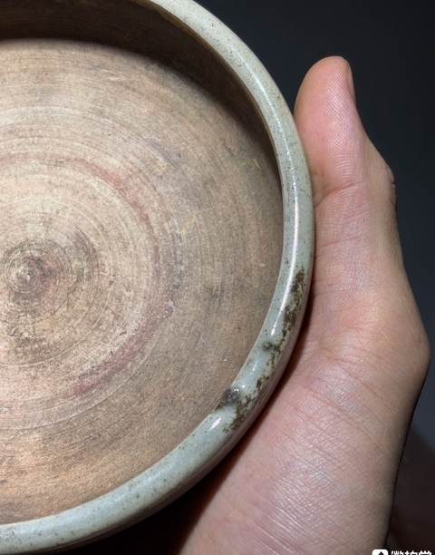 古玩陶瓷龍泉青瓷水洗真品鑒賞圖