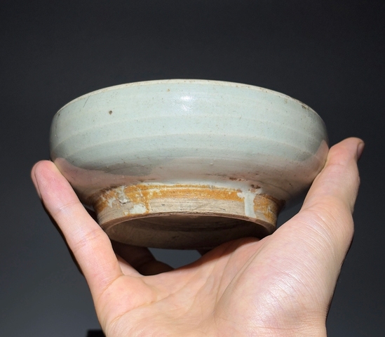 古玩陶瓷龍泉青瓷水洗真品鑒賞圖