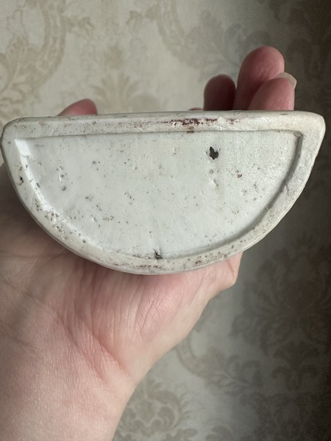 古玩陶瓷青花花鳥紋壁瓶真品鑒賞圖
