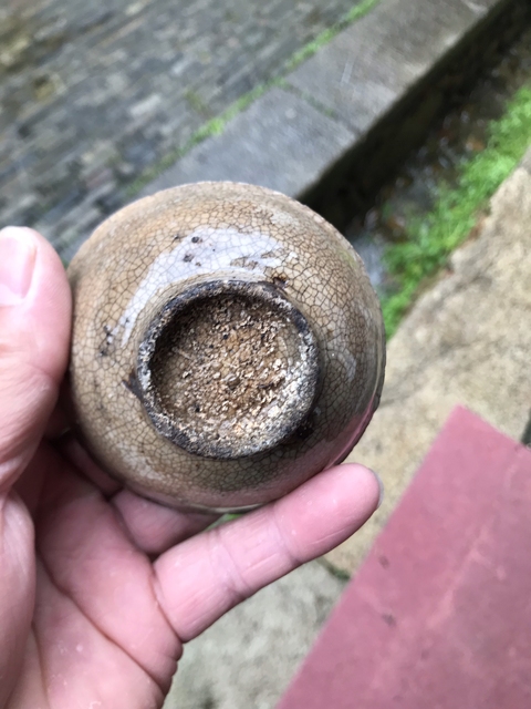 古玩陶瓷罕見珍品明代哥釉茶碗拍賣,當前價格5980元