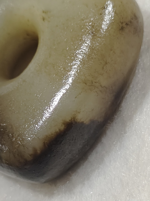 古玩玉器和田玉雕“素紋璧”拍賣,當前價格3500元