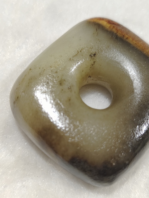 古玩玉器和田玉雕“素紋璧”拍賣,當前價格3500元