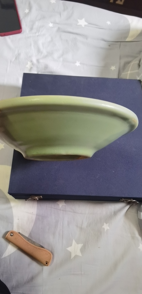 古玩陶瓷龍泉窯盤真品鑒賞圖