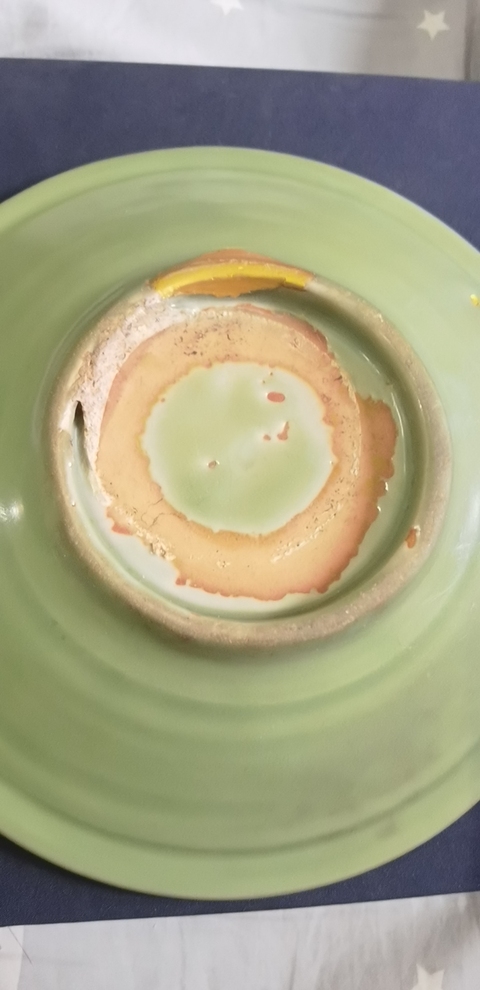 古玩陶瓷龍泉窯盤真品鑒賞圖