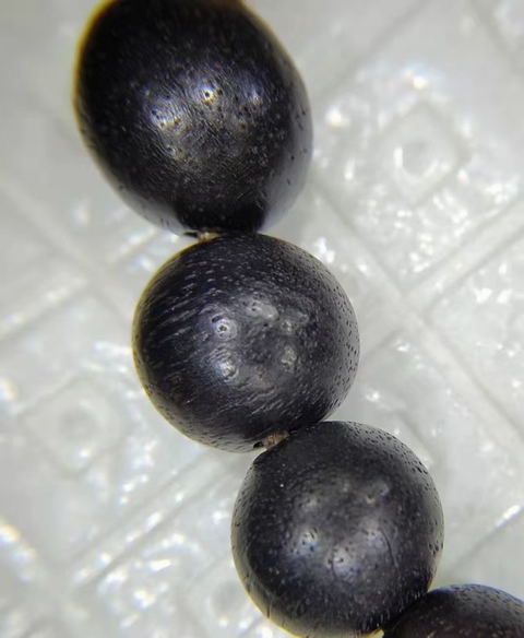 古玩雜項沉香朝珠真品鑒賞圖