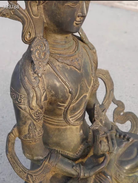 古玩銅器無量壽真品鑒賞圖