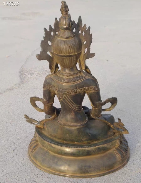 古玩銅器無量壽真品鑒賞圖