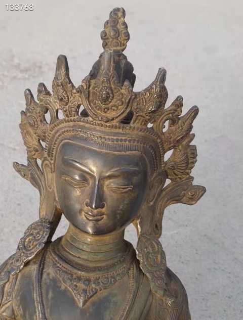古玩銅器無量壽真品鑒賞圖