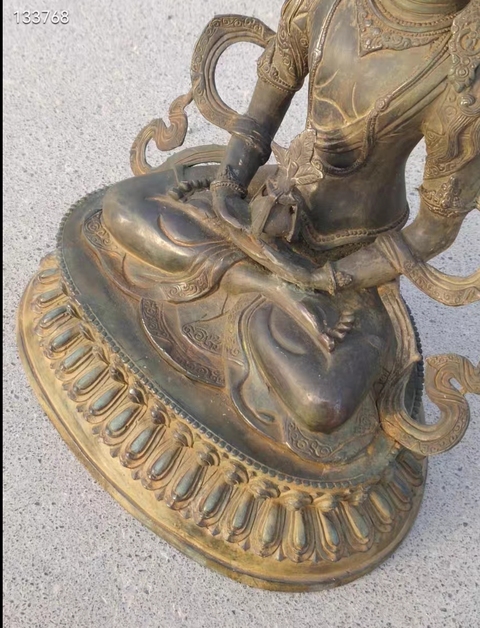 古玩銅器無量壽真品鑒賞圖