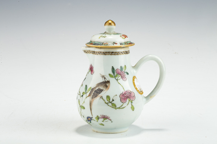 古玩陶瓷清雍正·粉彩富貴白頭紋蓋壺
真品鑒賞圖