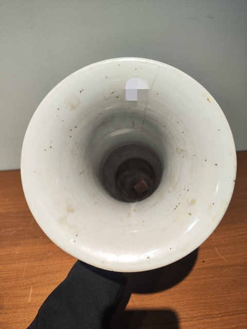 古玩陶瓷青花山水人物鳳尾尊真品鑒賞圖