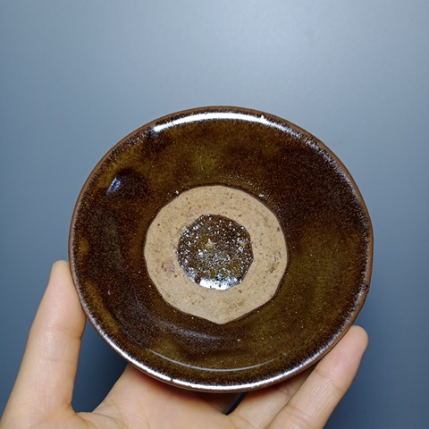 古玩陶瓷清代，磁州窯茶盞拍賣，當前價格88元