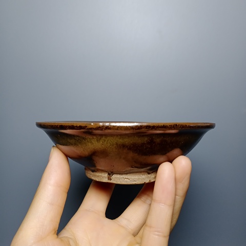 古玩陶瓷清代，磁州窯茶盞拍賣，當前價格88元