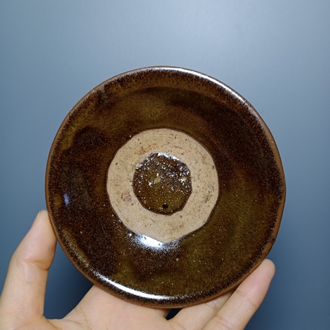 古玩陶瓷清代，磁州窯茶盞拍賣，當前價格88元