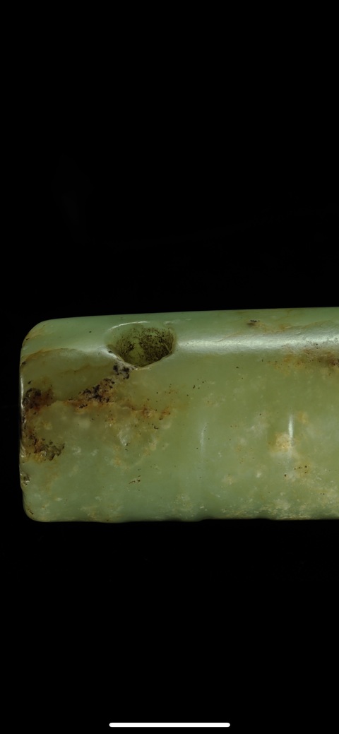 古玩玉器河磨玉嬋真品鑒賞圖