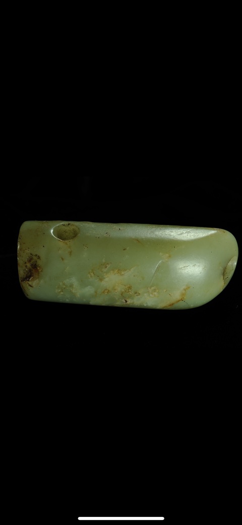 古玩玉器河磨玉嬋真品鑒賞圖