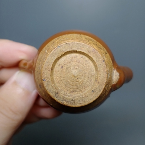 古玩陶瓷清代，錢紋花澆拍賣，當(dāng)前價(jià)格460元