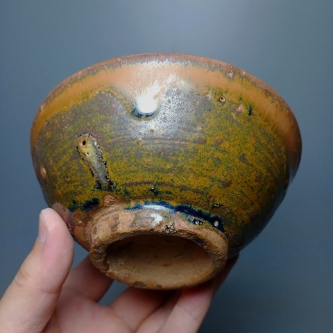 古玩陶瓷清代,磁州窯茶盞拍賣,當前價格588元