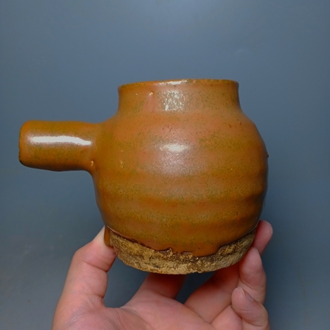 古玩陶瓷清·紫金釉分茶器真品鑒賞圖