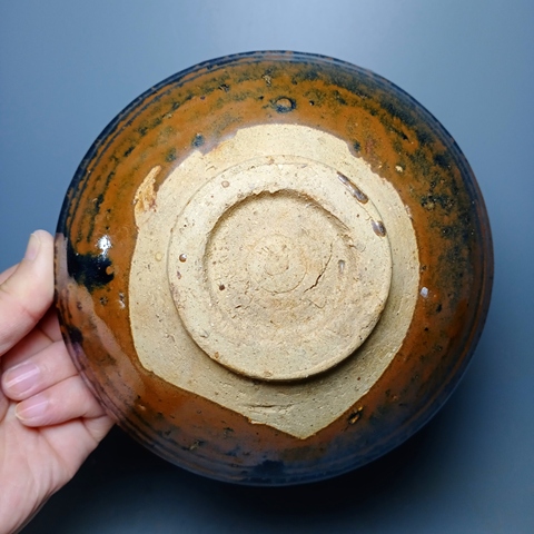 古玩陶瓷元代，磁州窯茶碗拍賣，當前價格1500元
