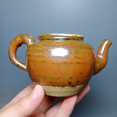 古玩陶瓷清代，茶壺拍賣，當前價格158元