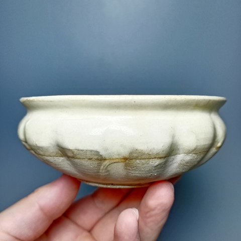 古玩陶瓷瓜棱爐真品鑒賞圖