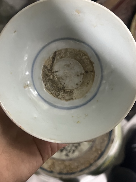 古玩陶瓷澀圈圈足疊燒工藝碗真品鑒賞圖