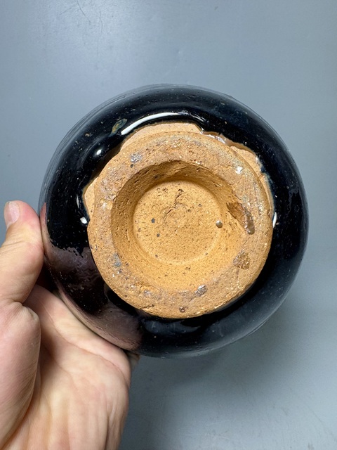 古玩陶瓷元代,磁州窯茶盞拍賣,當前價格288元