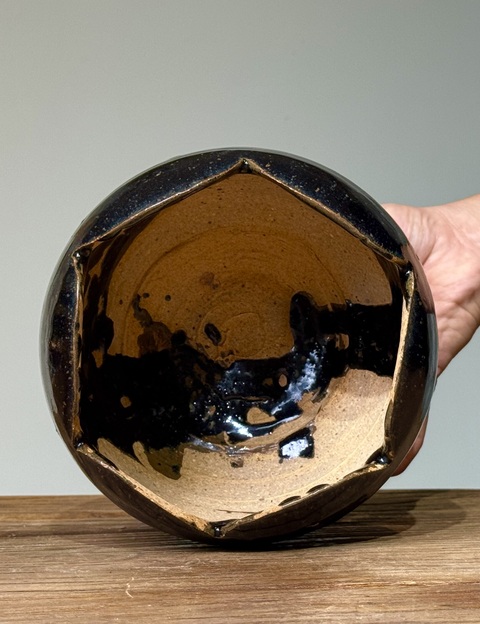 古玩陶瓷磁州窯蓮瓣缽真品鑒賞圖