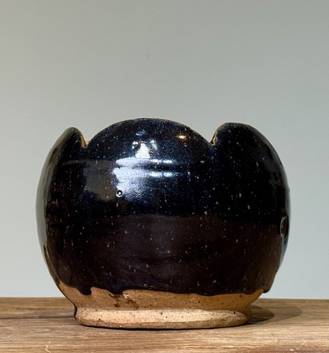 古玩陶瓷磁州窯蓮瓣缽真品鑒賞圖