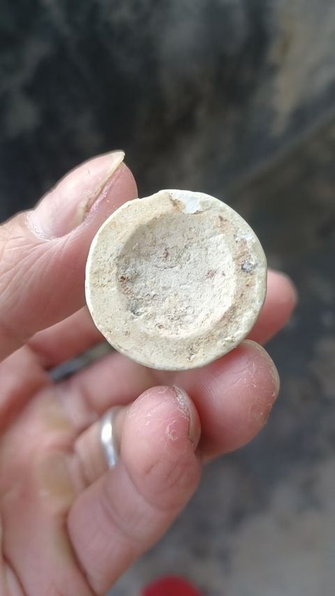 古玩陶瓷青白釉褐彩撇口瓶真品鑒賞圖