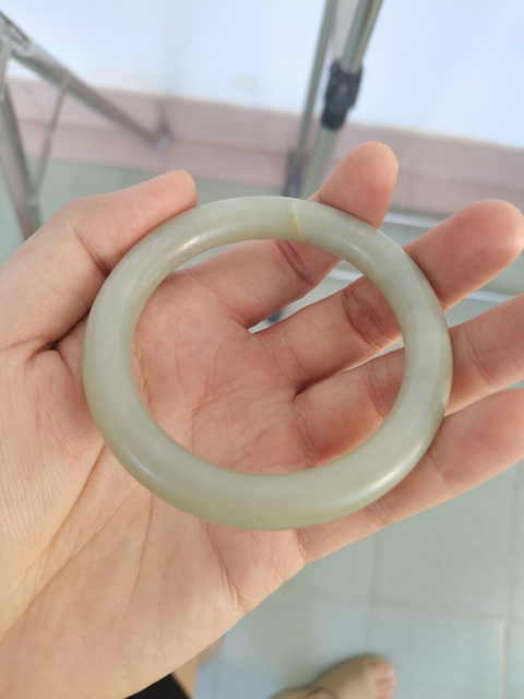 古玩玉器和田玉手鐲真品鑒賞圖
