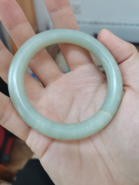 古玩玉器和田玉手鐲真品鑒賞圖