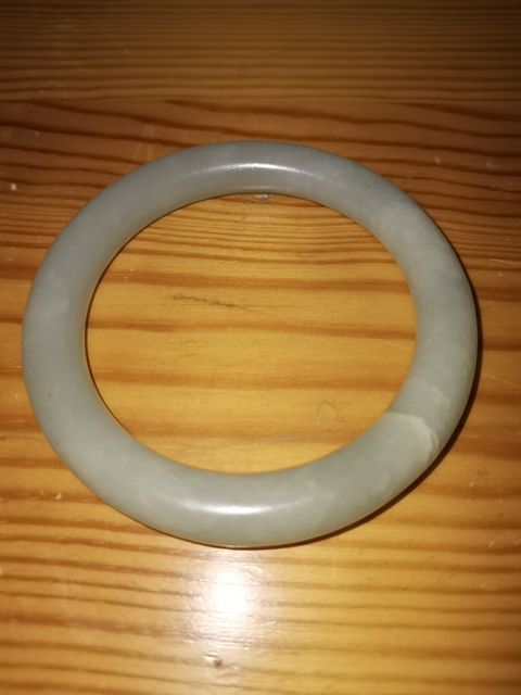 古玩玉器和田玉手鐲真品鑒賞圖
