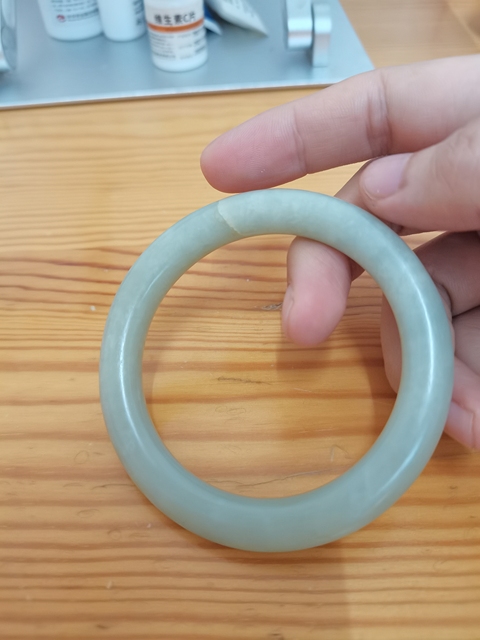 古玩玉器和田玉手鐲真品鑒賞圖