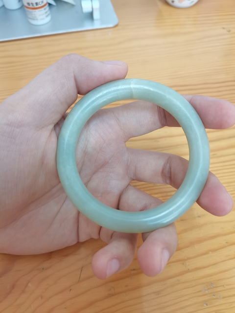 古玩玉器和田玉手鐲真品鑒賞圖