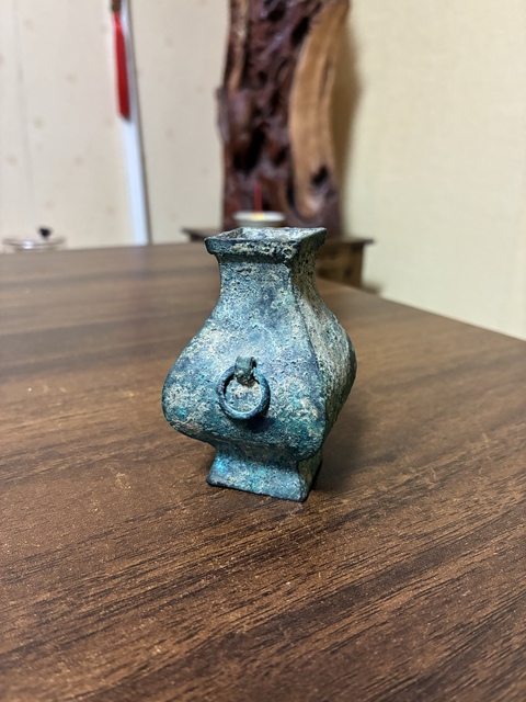 古玩銅器銅方壺拍賣，當前價格3888元