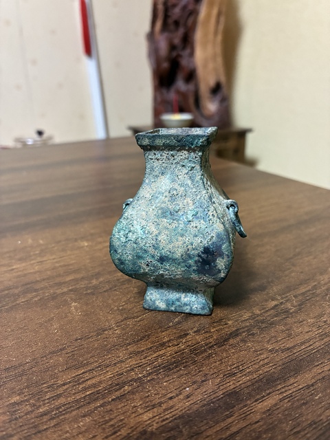 古玩銅器銅方壺拍賣，當前價格3888元