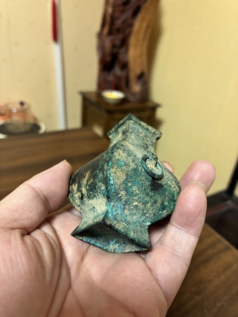 古玩銅器銅方壺拍賣，當前價格3888元