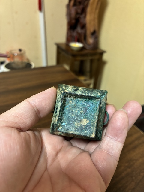 古玩銅器銅方壺拍賣，當前價格3888元