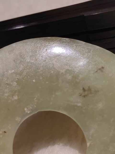 古玩玉器河磨玉雕“素紋璧”真品鑒賞圖